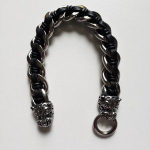 Brand New! Men's Leopard Head Bracelet